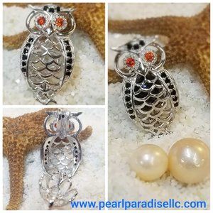 Night Owl Cage Pendant